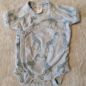 Kate Quinn blue giraffe kimono bodysuit